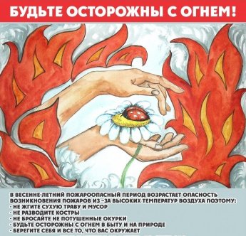 Правила пожарной безопасности в весенне-летний период