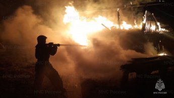 На пожаре в поселке Култуке Слюдянского района травмы получила женщина, решившая вернуться в горящий дом за личными вещами