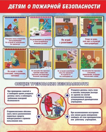 Памятка по пожарной безопасности